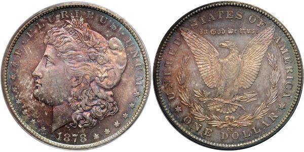 1 Dollar USA (1776 - ) Silver 