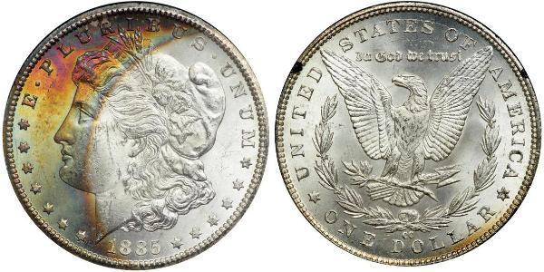 1 Dollar USA (1776 - ) Silver 