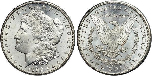 1 Dollar USA (1776 - ) Silver 