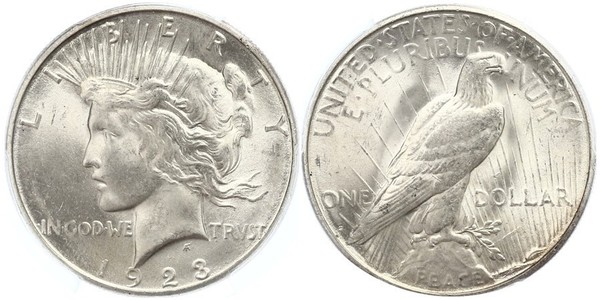 1 Dollar USA (1776 - ) Silver 