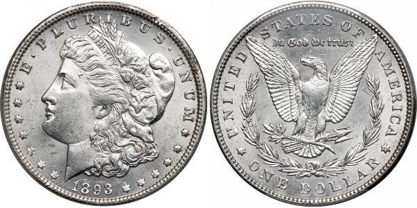 1 Dollar USA (1776 - ) Silver 