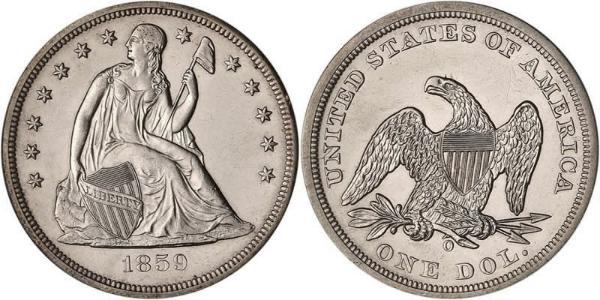 1 Dollar USA (1776 - ) Silver 