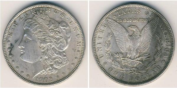 1 Dollar USA (1776 - ) Silver 