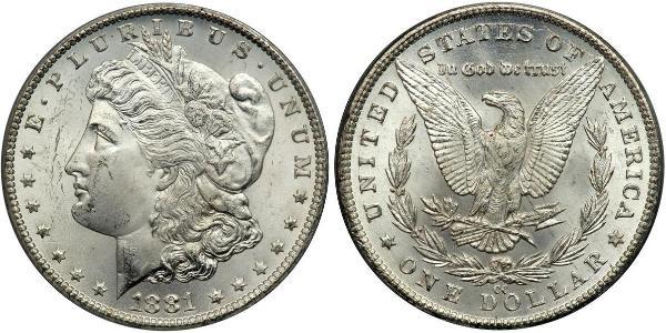 1 Dollar USA (1776 - ) Silver 