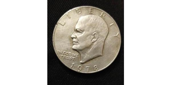 1 Dollar USA (1776 - ) Silver Dwight David Eisenhower (1890-1969)