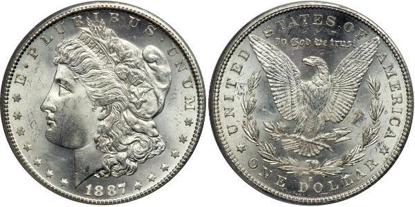 1 Dollar USA (1776 - ) Silver 
