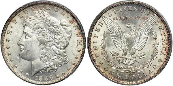 1 Dollar USA (1776 - ) Silver 
