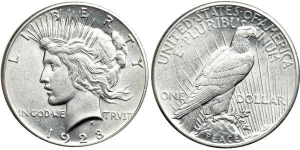 1 Dollar USA (1776 - ) Silver 