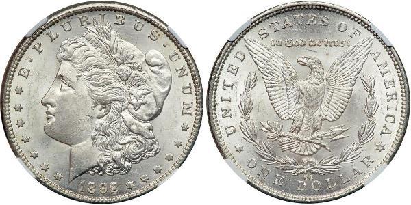 1 Dollar USA (1776 - ) Silver 