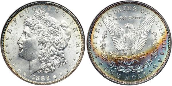 1 Dollar USA (1776 - ) Silver 