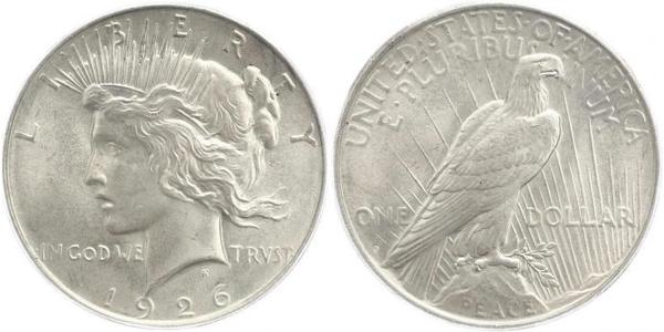 1 Dollar USA (1776 - ) Silver 