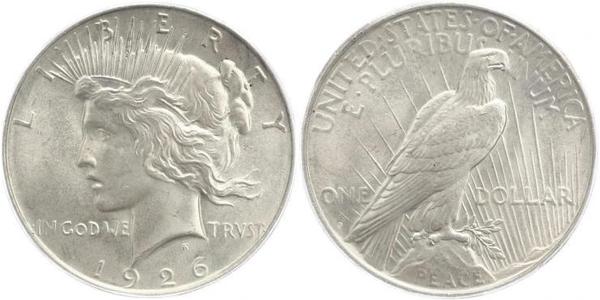 1 Dollar USA (1776 - ) Silver 