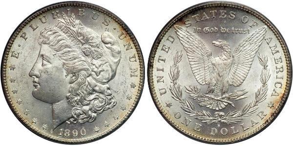 1 Dollar USA (1776 - ) Silver 