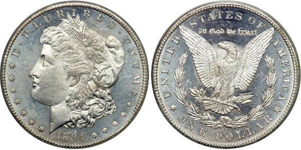 1 Dollar USA (1776 - ) Silver 