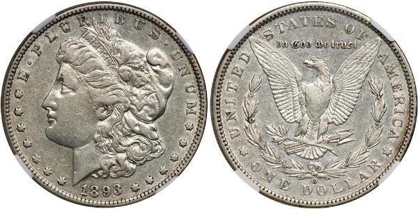 1 Dollar USA (1776 - ) Silver 