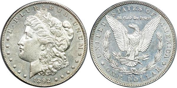 1 Dollar USA (1776 - ) Silver 
