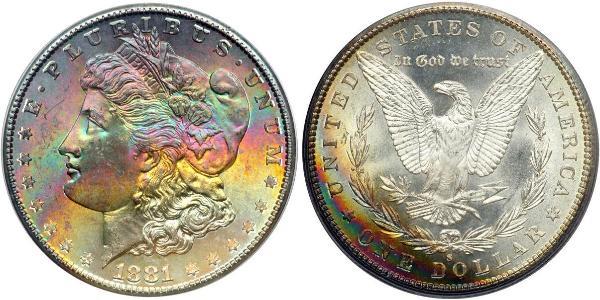 1 Dollar USA (1776 - ) Silver 