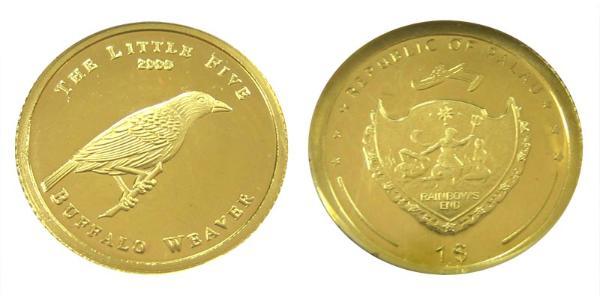 1 Dollar Palau 金 
