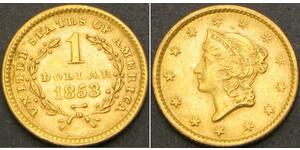 1 Dollar 美利堅合眾國 (1776 - ) 金 