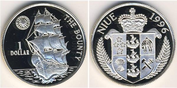 1 Dollar Niue 銀 