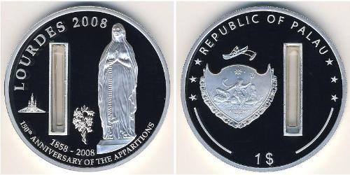 1 Dollar Palau 銀 