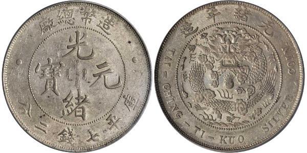 1 Dollar 中华人民共和国 銀 