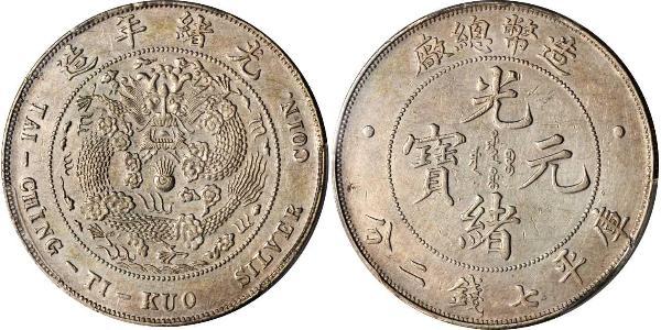 1 Dollar 中华人民共和国 銀 