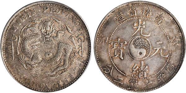 1 Dollar 中华人民共和国 銀 