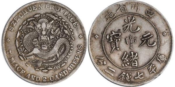 1 Dollar 中华人民共和国 銀 