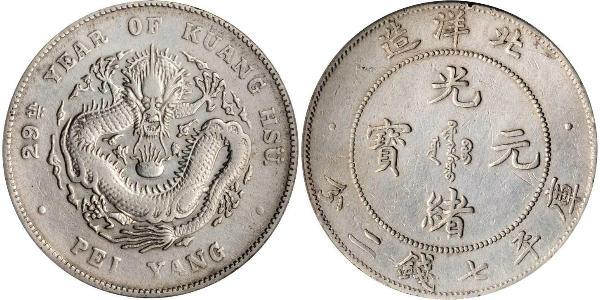 1 Dollar 中华人民共和国 銀 