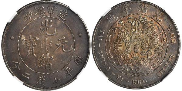 1 Dollar 中华人民共和国 銀 