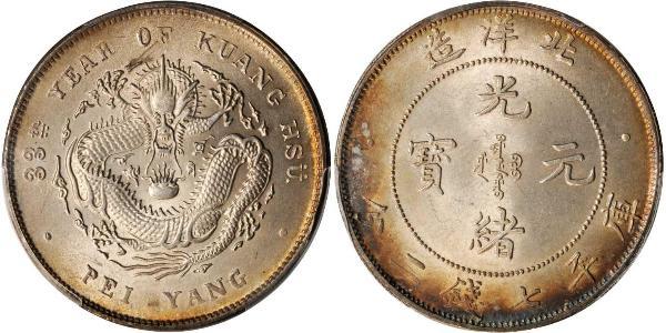 1 Dollar 中华人民共和国 銀 