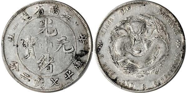 1 Dollar 中华人民共和国 銀 