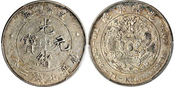 1 Dollar 中华人民共和国 銀 