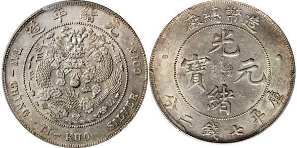 1 Dollar 中华人民共和国 銀 
