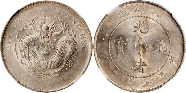 1 Dollar 中华人民共和国 銀 
