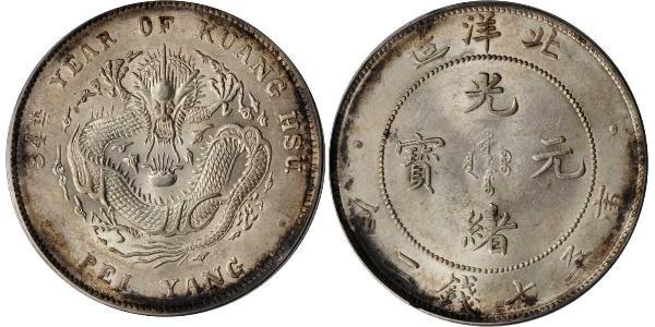 1 Dollar 中华人民共和国 銀 