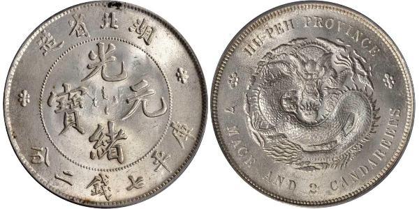 1 Dollar 中华人民共和国 銀 