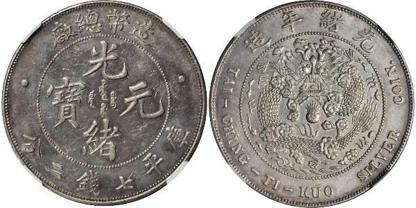 1 Dollar 中华人民共和国 銀 