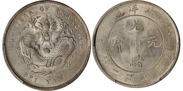 1 Dollar 中华人民共和国 銀 