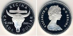 1 Dollar 加拿大 銀 伊丽莎白二世 (1926-2022)