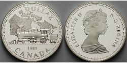 1 Dollar 加拿大 銀 