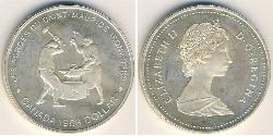 1 Dollar 加拿大 銀 伊丽莎白二世 (1926-2022)