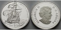 1 Dollar 加拿大 銀 伊丽莎白二世 (1926-2022)