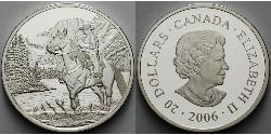 1 Dollar 加拿大 銀 伊丽莎白二世 (1926-2022)
