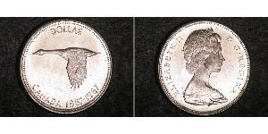 1 Dollar 加拿大 銀 伊丽莎白二世 (1926-2022)