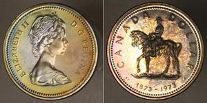 1 Dollar 加拿大 銀 伊丽莎白二世 (1926-2022)