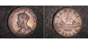 1 Dollar 加拿大 銀 乔治五世  (1865-1936)