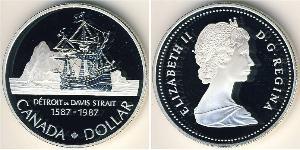 1 Dollar 加拿大 銀 