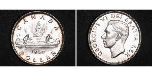 1 Dollar 加拿大 銀 乔治六世 (1895-1952)